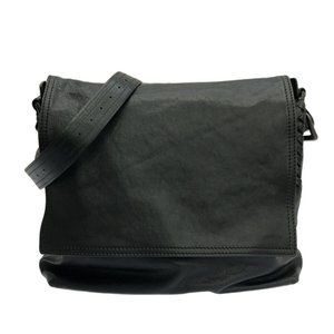 BOTTEGA VENETA Black Leather Shoulder Bag